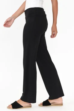Pants<Bamboo Body Pamela Black Bamboo Pant - Petite