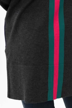 Knitwear<Betty Basics Paris Navy Colour Block Knit Jumper