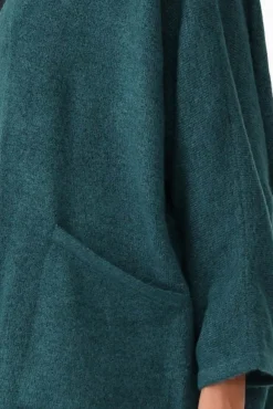 Knitwear<Tirelli Payten Teal Magnetic Knit Cardigan