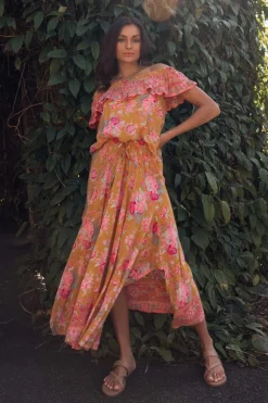 Skirts<Coconinya Rara Antique Floral Midi Skirt