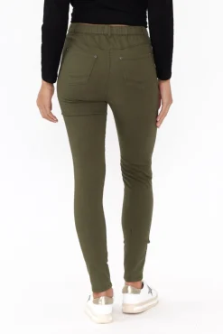 Pants<Cafe Latte Reed Khaki Stretch Cotton Pant