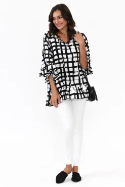 Pants<Cafe Latte Reed White Stretch Cotton Pant