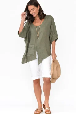 Shorts<La Strada Rhonda White Embellished Shorts