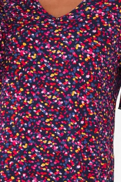 Sleeved Tops<Betty Basics Ripon Confetti Frill Sleeve Top