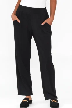 Pants<Pq Rosella Black Bamboo Pant