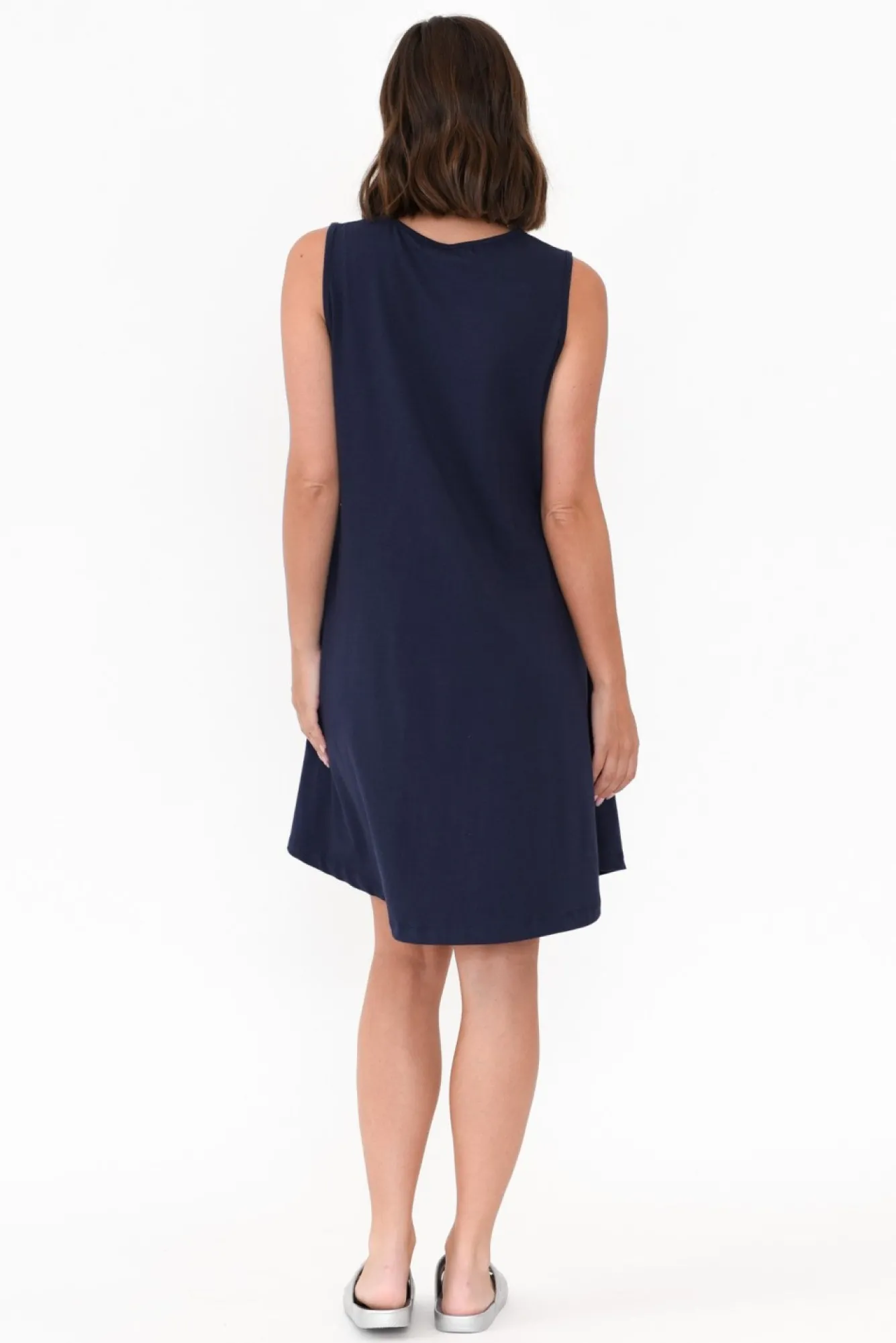 Cotton Dresses<One Ten Willow Roxanne Navy Swing Dress