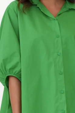 Cotton Tops<Slate the Label Sadie Green Cotton Tunic Top