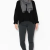 Scarves<The Scarf Company Sam Grey Merino Herringbone Scarf
