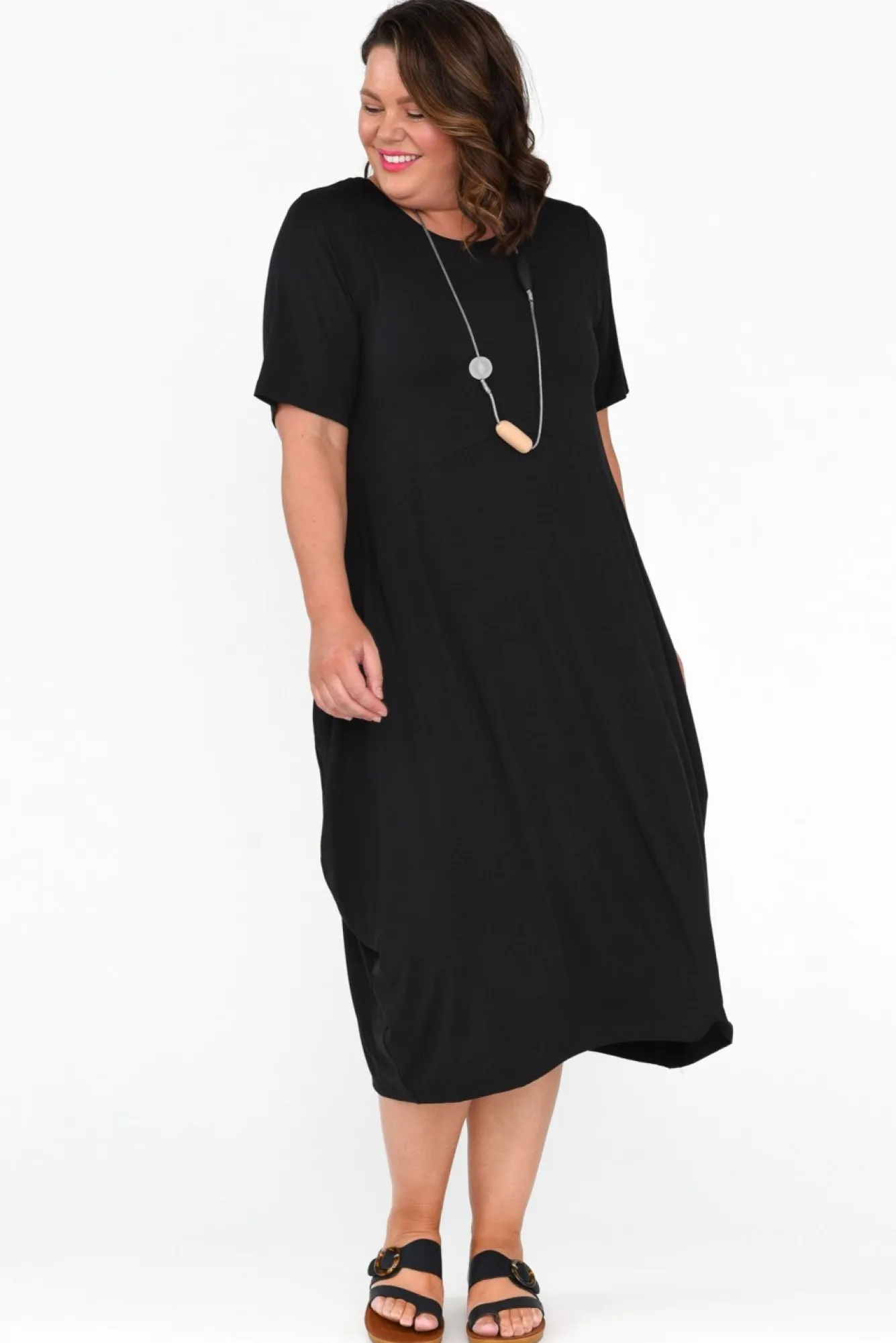 Bamboo Dresses<Pq Samiya Black Bamboo Dress