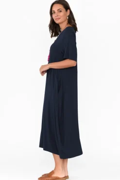 Bamboo Dresses<Pq Samiya Navy Bamboo Dress