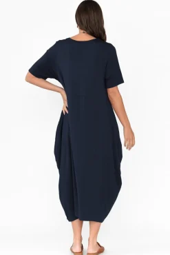 Bamboo Dresses<Pq Samiya Navy Bamboo Dress