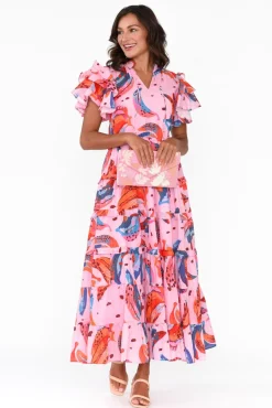 Cotton Dresses<Maude Vivante Sana Fruity Fusion Cotton Frill Dress