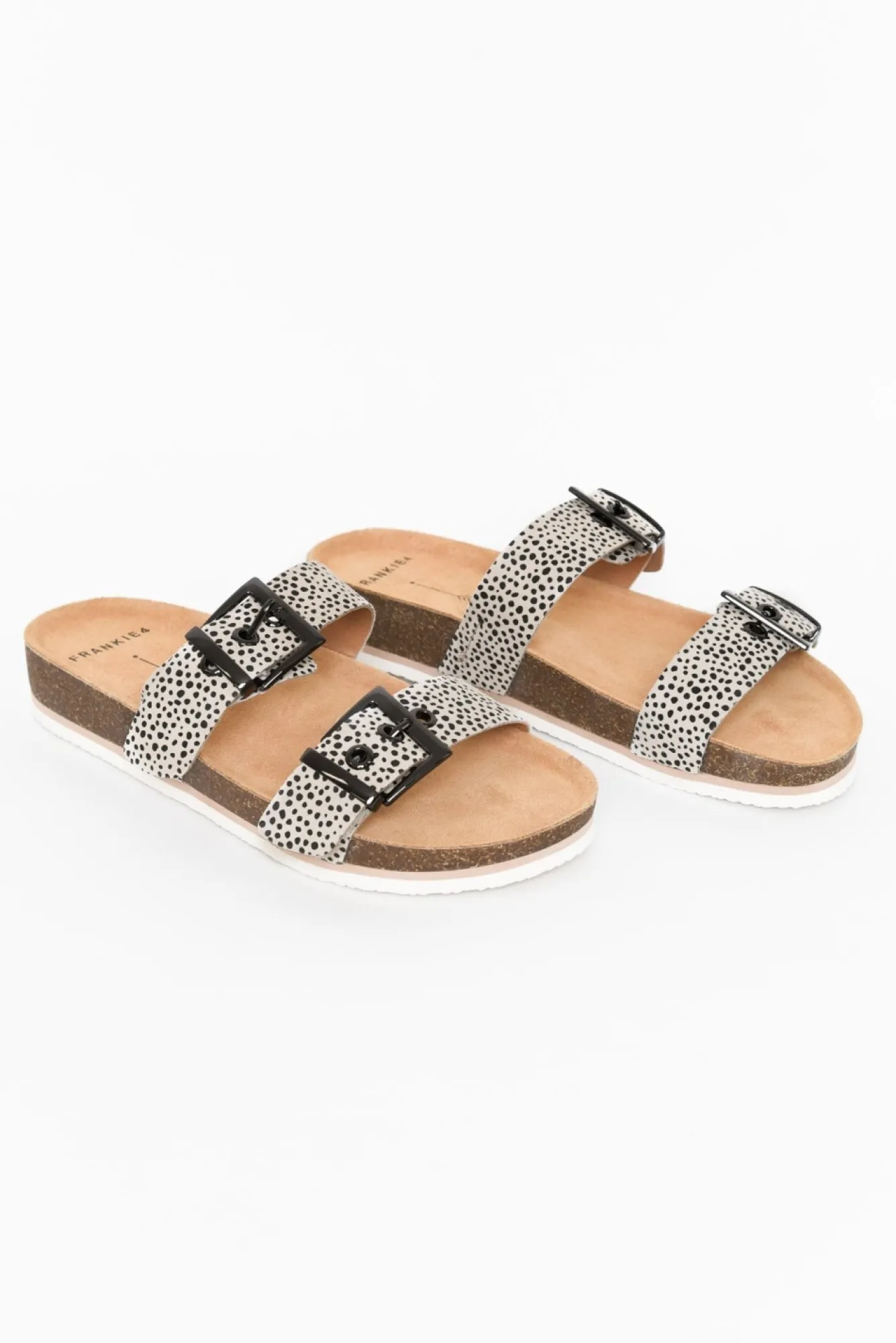 Slides<Frankie4 Sandy Iii Leopard Spot Print Slide