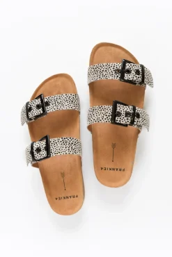 Slides<Frankie4 Sandy Iii Leopard Spot Print Slide