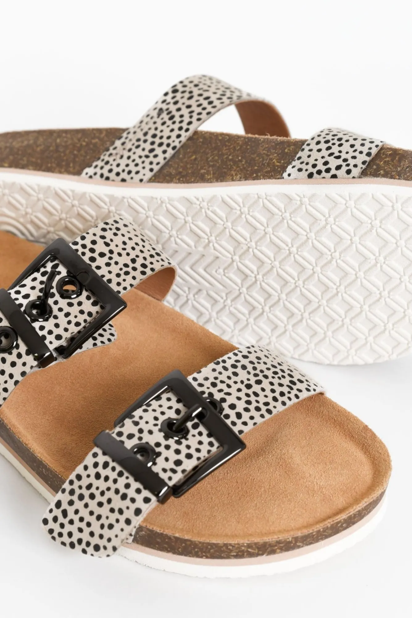 Slides<Frankie4 Sandy Iii Leopard Spot Print Slide