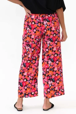 Pants<Betty Basics Sarah Pink Floral Cropped Pant