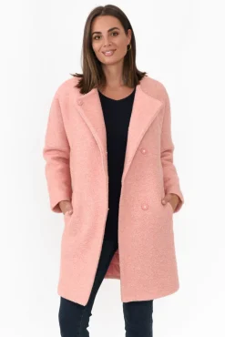 Coats<Foil Senseo Winter Peach Wool Blend Coat