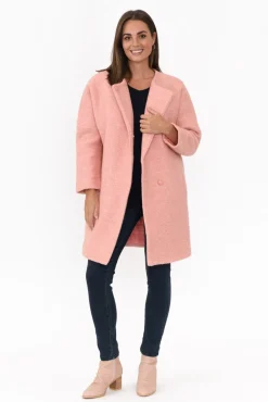 Coats<Foil Senseo Winter Peach Wool Blend Coat