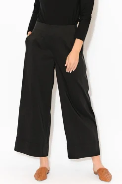 Pants<Tirelli Shannon Black Wide Leg Pant