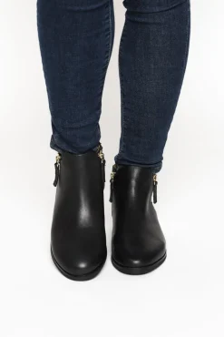 Boots<Rollie Nation Sidezip Black Leather Ankle Boot