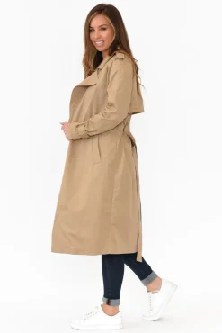 Coats<Foil Soho Beige Trench Coat