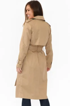 Coats<Foil Soho Beige Trench Coat