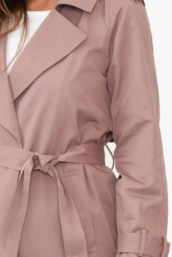 Coats<Foil Soho Berry Trench Coat