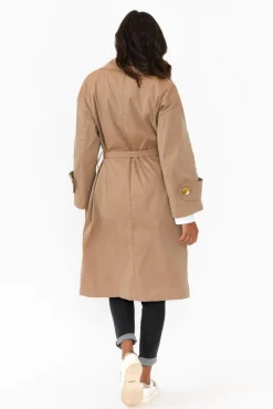 Coats<Fate Becker Spy Of Love Beige Trench Coat