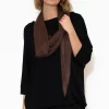 Scarves<Lou Lou Sutton Brown Bamboo Cashmere Scarf