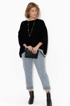 Jeans<Ellis Dewey Tasha Denim Leopard Jogger Pant