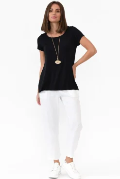 Pants<Gordon Smith Tatum White Linen Pant