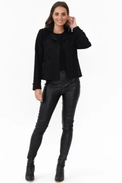 Jackets<Brave u0026 True 5Th Avenue Black Jacket