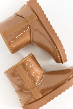 Boots<Bay Lane Tully Beige Slipper Boot