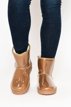 Boots<Bay Lane Tully Beige Slipper Boot
