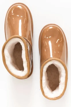 Boots<Bay Lane Tully Beige Slipper Boot