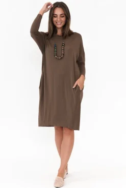 Bamboo Dresses<Lou Lou Turner Chocolate Bamboo Dress