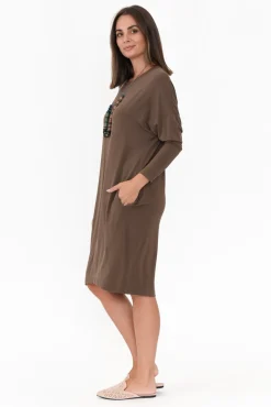 Bamboo Dresses<Lou Lou Turner Chocolate Bamboo Dress