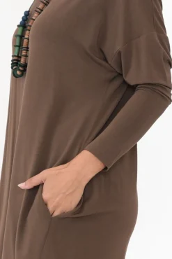 Bamboo Dresses<Lou Lou Turner Chocolate Bamboo Dress