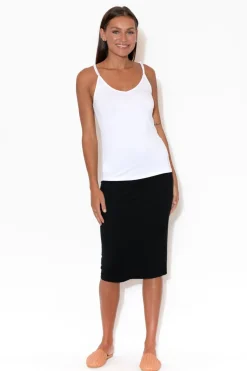 Sleeveless Tops<Betty Basics Veronica White Reversible Cami