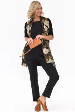 Pants<Slate the Label Vinny Black Stretch Pant