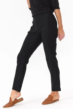 Pants<Slate the Label Vinny Black Stretch Pant