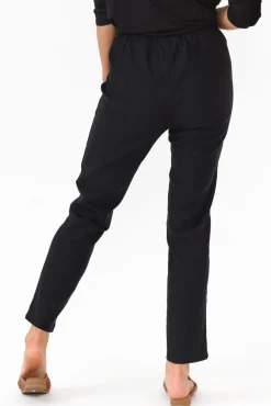 Pants<Slate the Label Vinny Black Stretch Pant