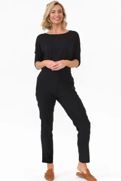 Pants<Slate the Label Vinny Black Stretch Pant