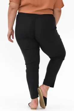 Pants<Slate the Label Vinny Black Stretch Pant