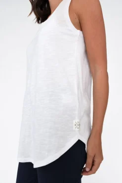 Cotton Tops<Elm White Cotton Scoop Tank