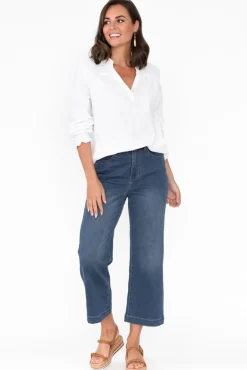 Jeans<Betty Basics Winnie Blue Wide Leg Jean