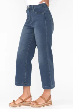 Jeans<Betty Basics Winnie Blue Wide Leg Jean