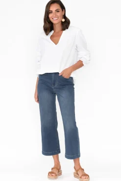 Jeans<Betty Basics Winnie Blue Wide Leg Jean