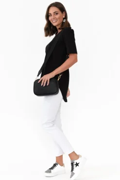 Jeans<Threadz Zadie Distressed White Stretch Jean