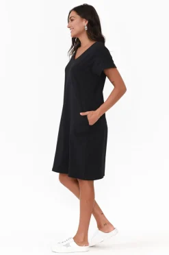 Above Knee Dresses<Betty Basics Zena Black T-Shirt Dress